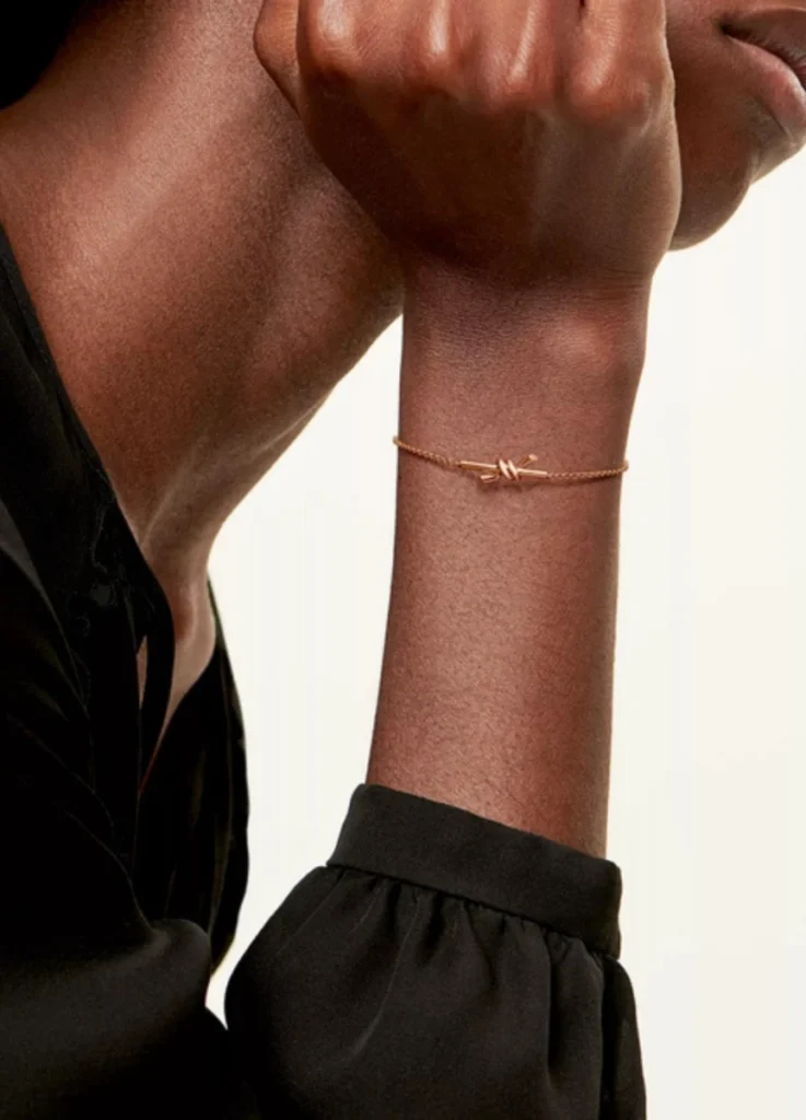 Tiffany Knot Chain Bracelet in Rose Gold
$1,525