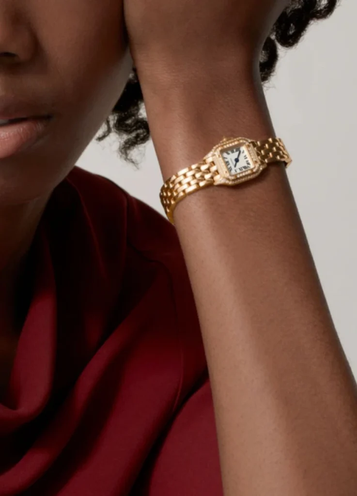 Cartier The Panthère Mini Semi-Pavé Watch
