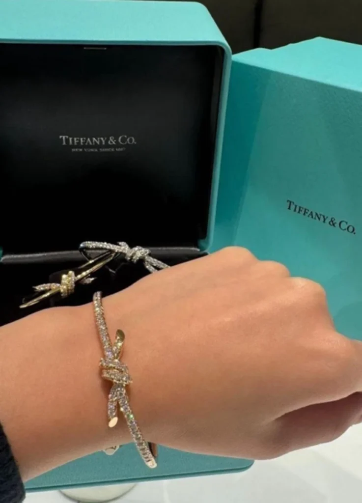 Tiffany Knot Drop Bracelet
