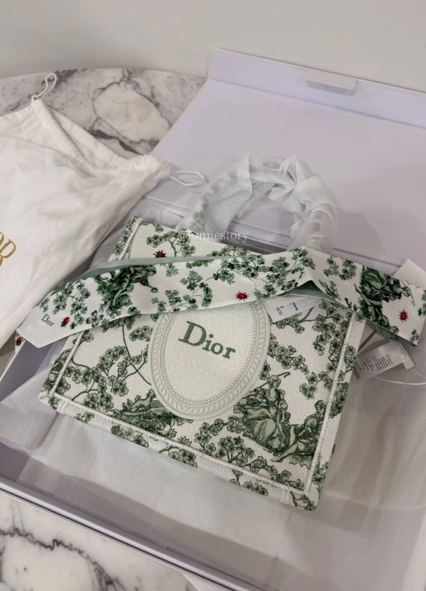 Dior Book Tote 26SS |  Jonathan Anderson’s Garden, Written on the Surface