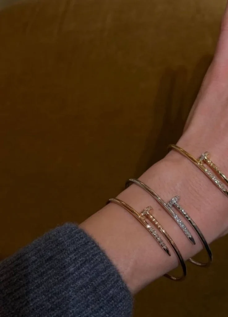 Juste un Clou Reverse Small Bracelet YG WG RG
