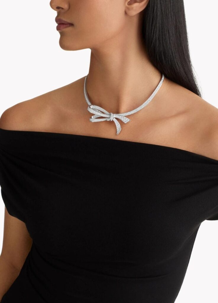Tilda's Bow Diamond Necklace
