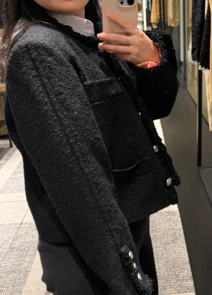 Chanel Spring 2026 Jacket 
(Cotton Tweed / Black)