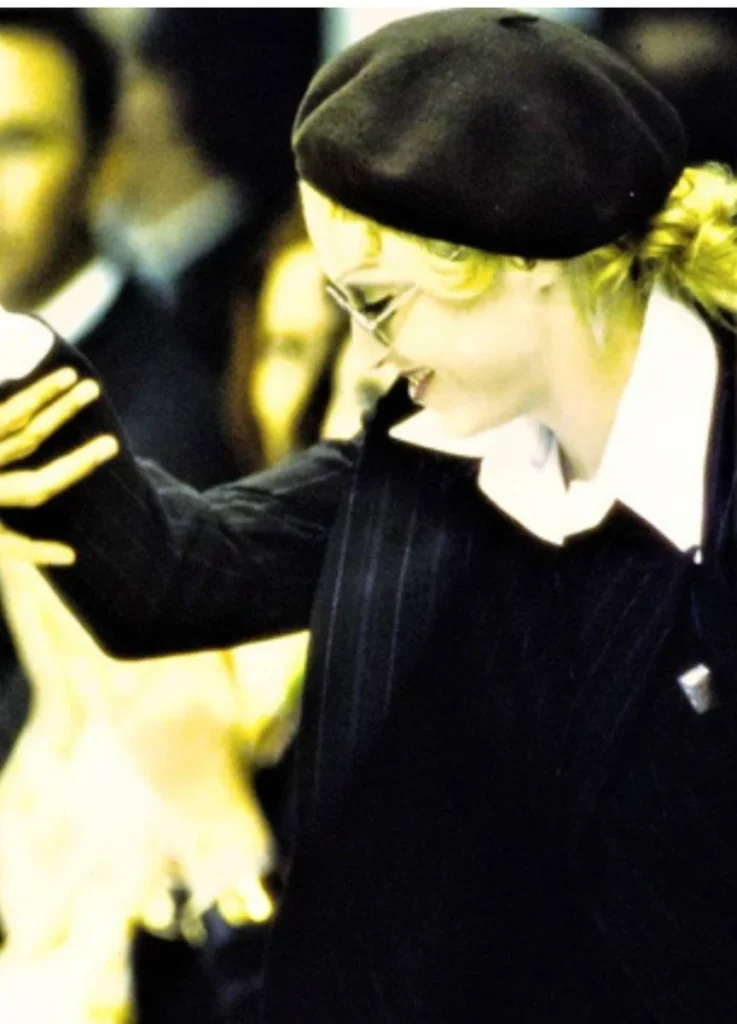 Madonna attending a Dolce & Gabbana show, 1992

