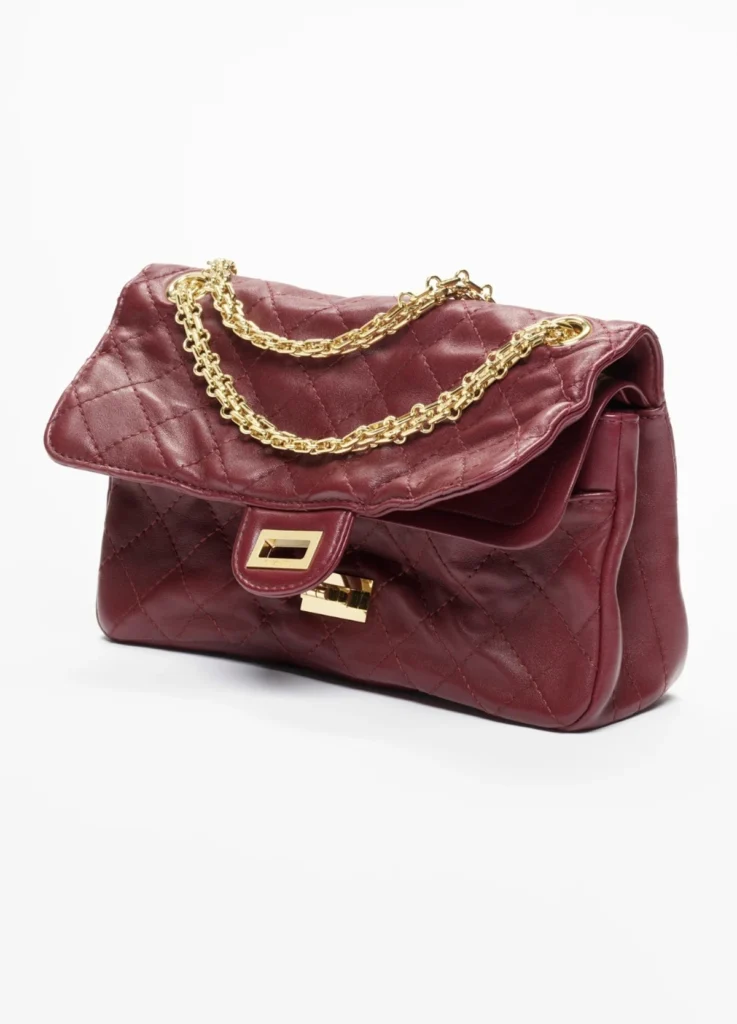 Chanel 2.55 Handbag
Lambskin & Gold-Tone Metal, Dark Burgundy