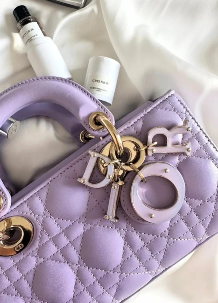 Mini Lady D-Joy Bag (Lambskin)
