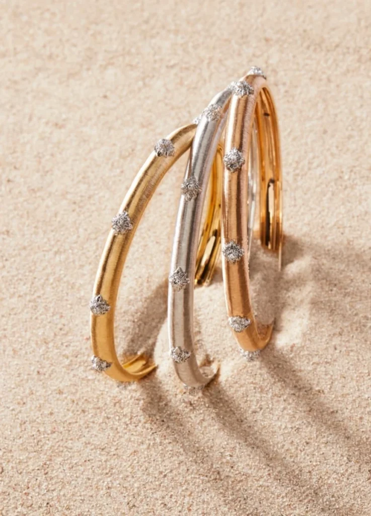 Buccellati MACRI BOMBÉ BRACELET WITH DIAMONDS ($16,000.00)