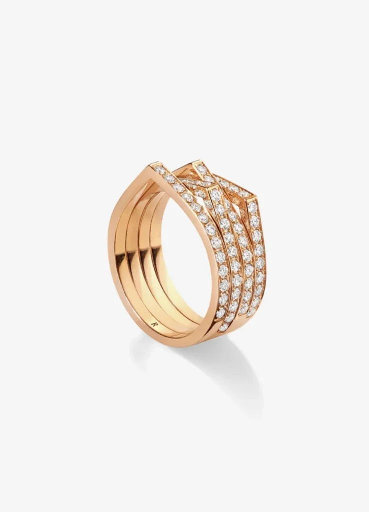 Repossi Antifer 4-row ring