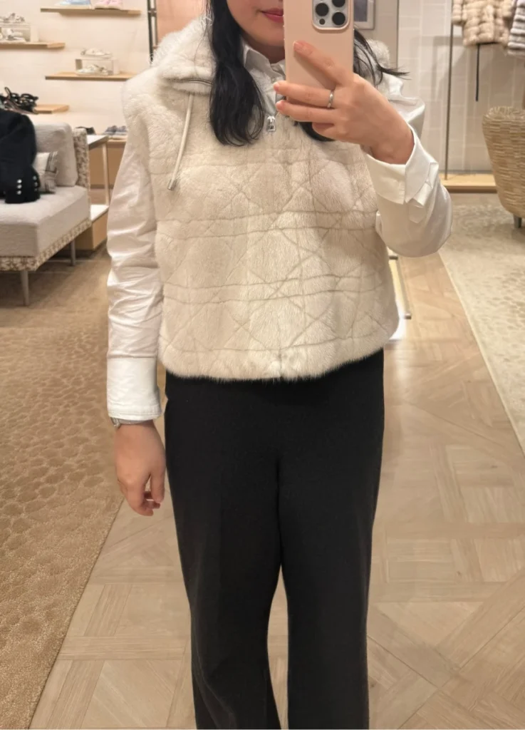 Dior Fur Vest 2025