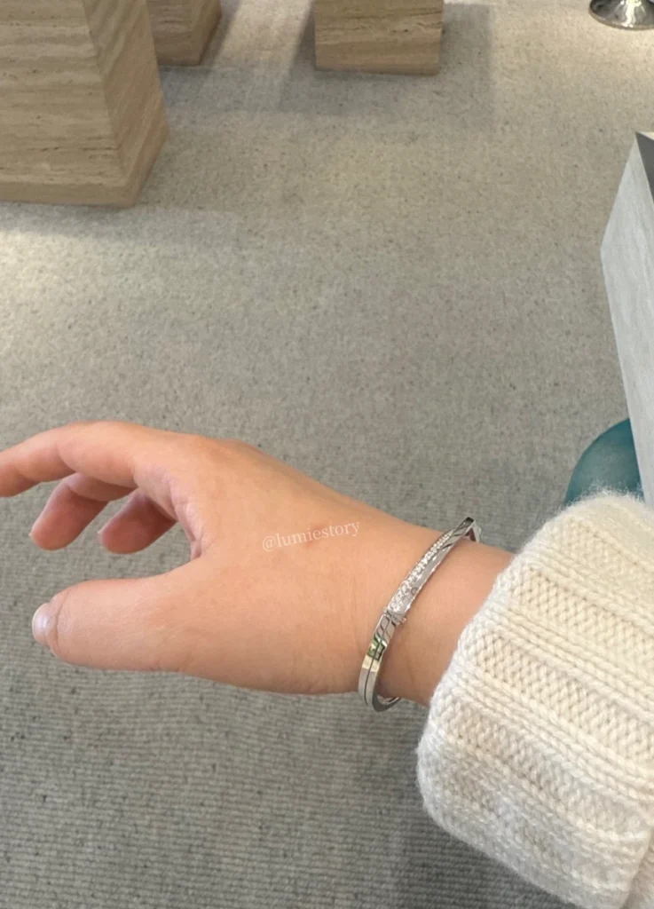 Repossi Antifer Pave Bracelet (White Gold)