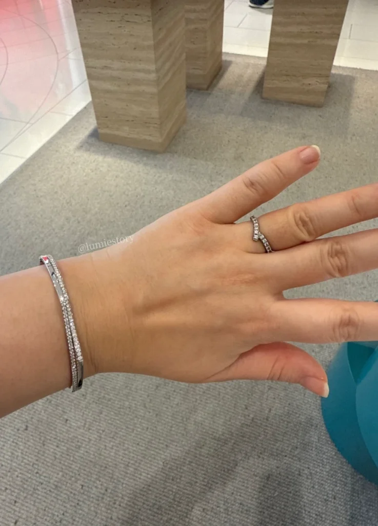 Repossi Antifer Pave Bracelet (White Gold)