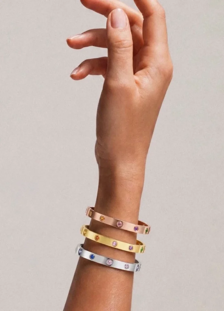 Cartier Love Bracelet Multi Gem Bracelet