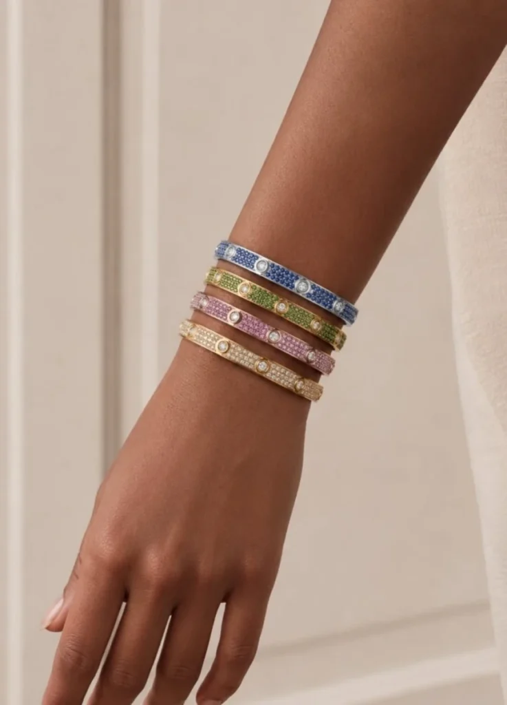 Cartier Love Color Pavé Bracelet