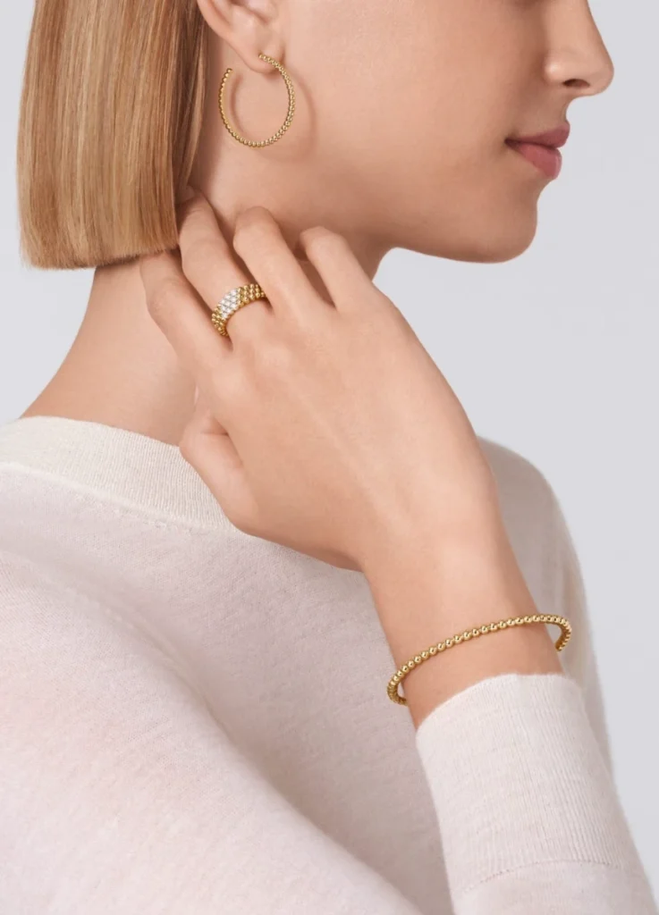 Perlée 3-Row Ring 