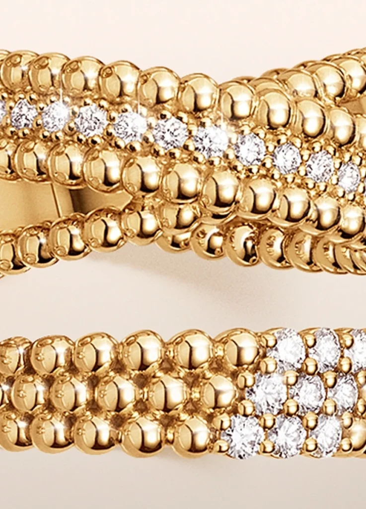  Perlée collection — golden bead heritage detail
