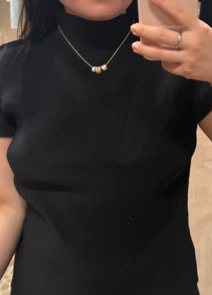 My Dior Necklace
Yellow, Pink and White Gold with Diamonds