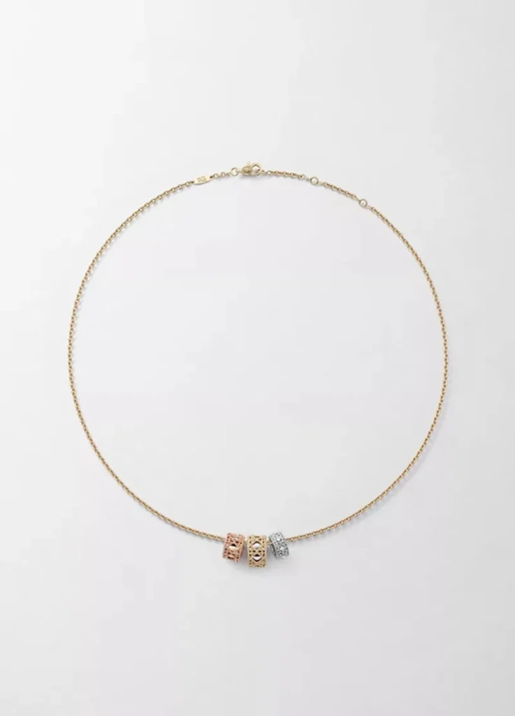 My Dior Necklace
Yellow, Pink and White Gold with Diamonds