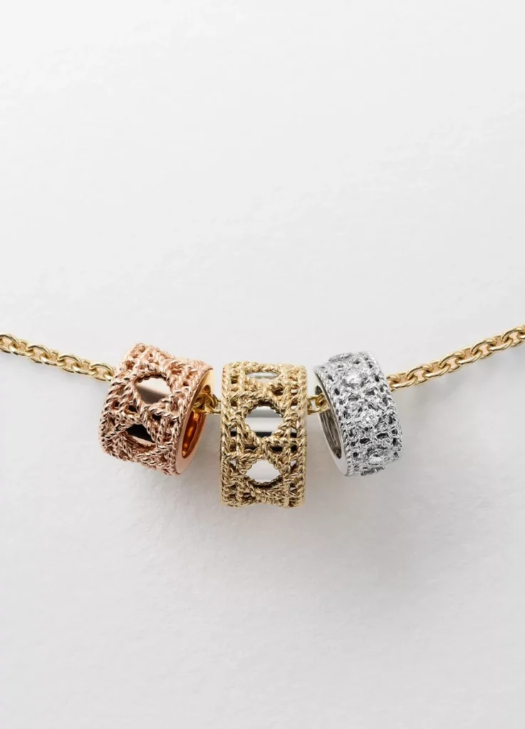 My Dior Necklace
Yellow, Pink and White Gold with Diamonds