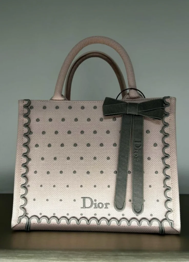 Dior Book Totes with graduated dots